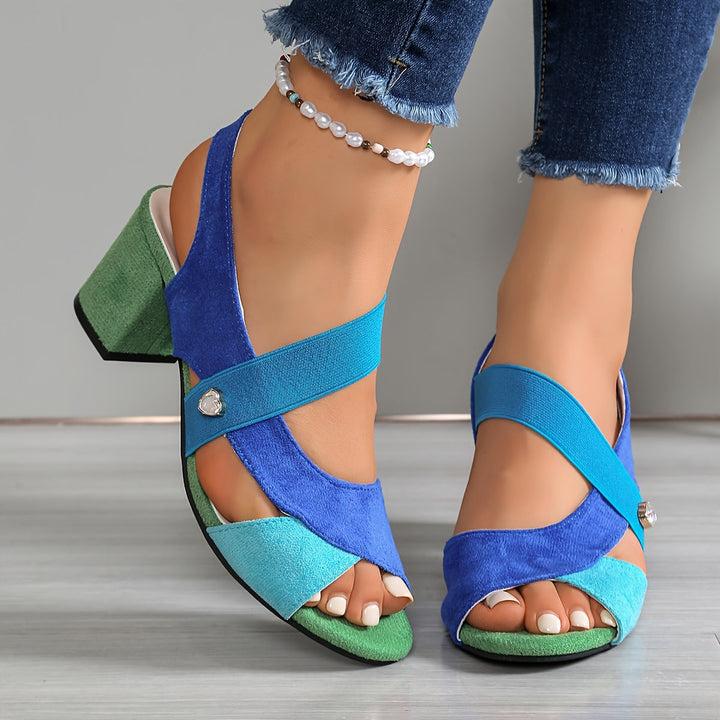 Lisa - Women's Orthopedic Block Heels with Cushioned Support