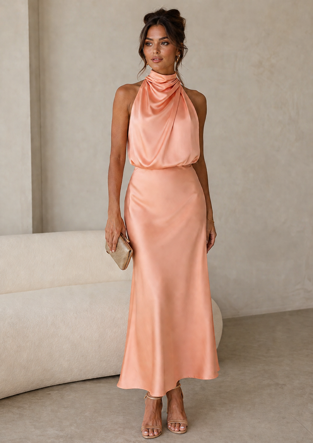 Olivia | Draped Dress