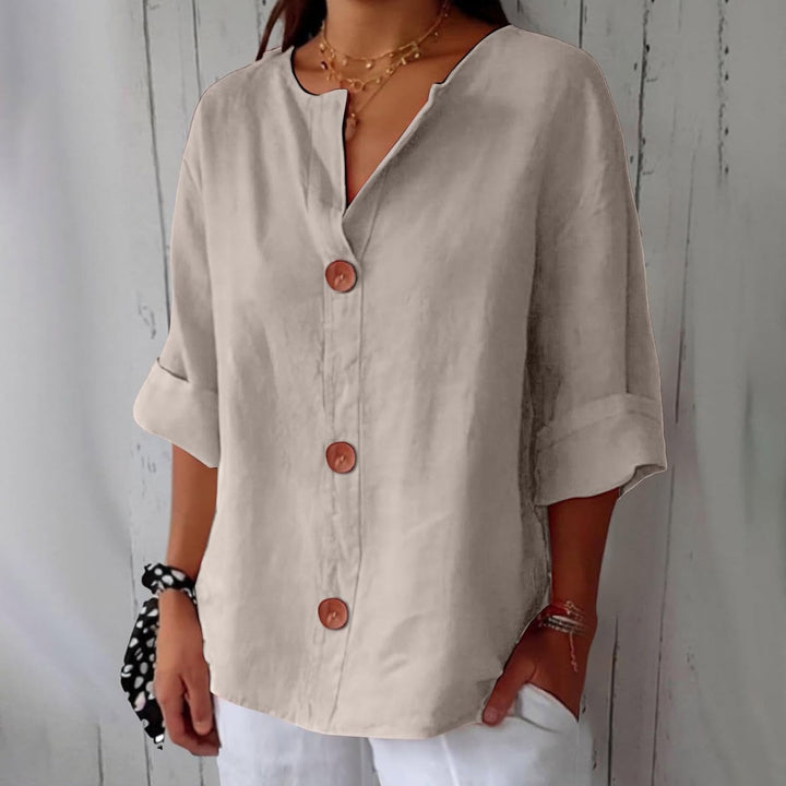 Hazel | Women's Loose-Fit Airy Summer Blouse