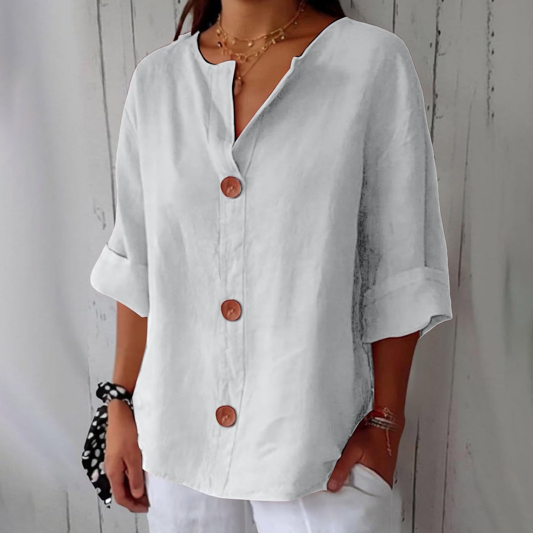 Hazel | Women's Loose-Fit Airy Summer Blouse