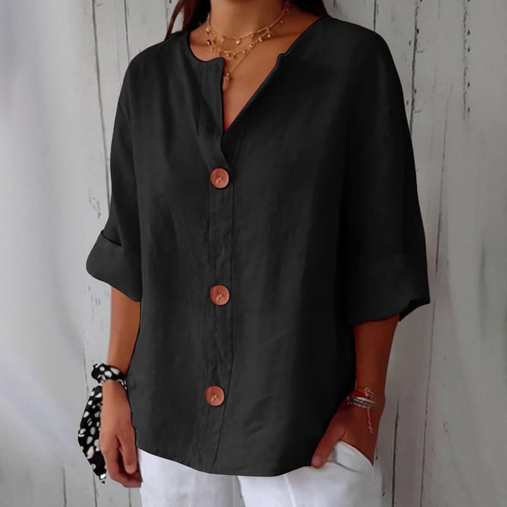 Hazel | Women's Loose-Fit Airy Summer Blouse