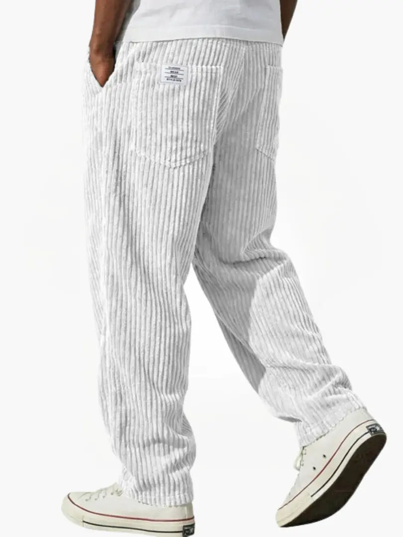 Franco | Men's Textured Relaxed-Fit Pants — Everyday Style