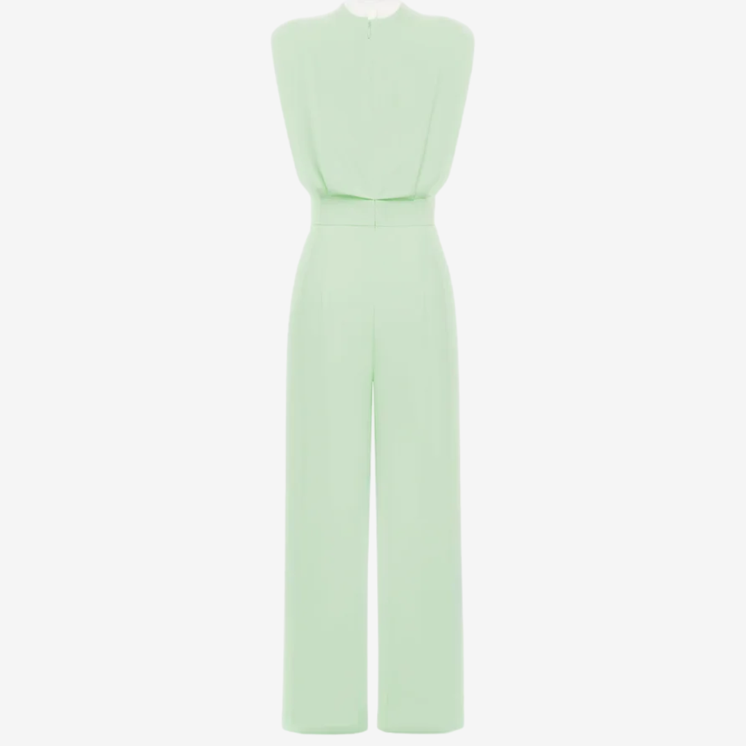 Ariia™ | Women's Belted Jumpsuit — Elegant & Versatile