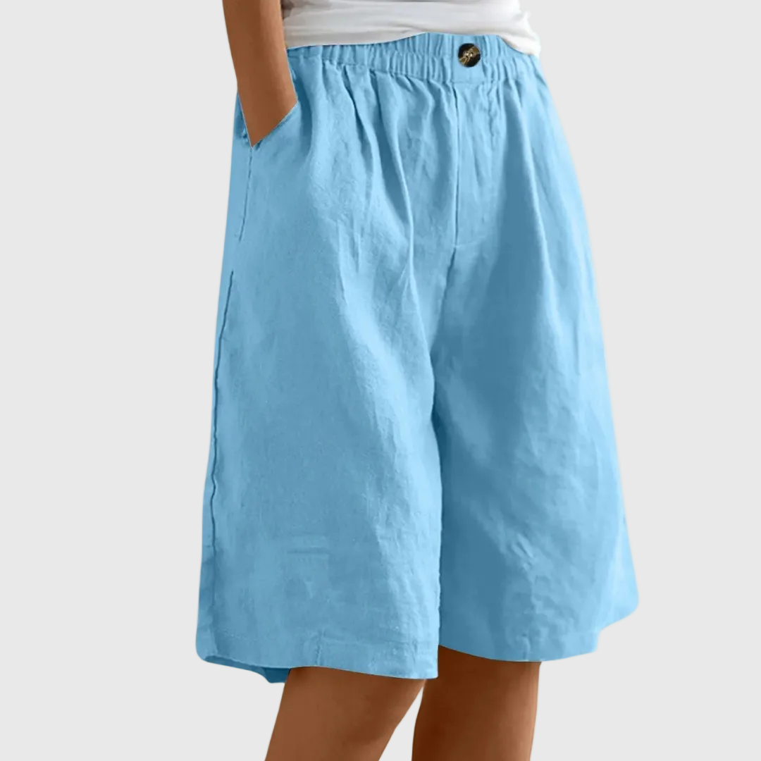 Miley | Women's Relaxed Knee-Length Shorts for Summer