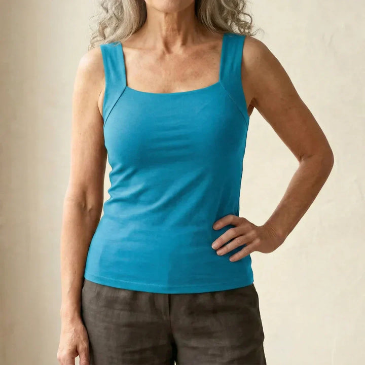 Roxanne | Women's Built-In Bra Tank Top — All-Day Support