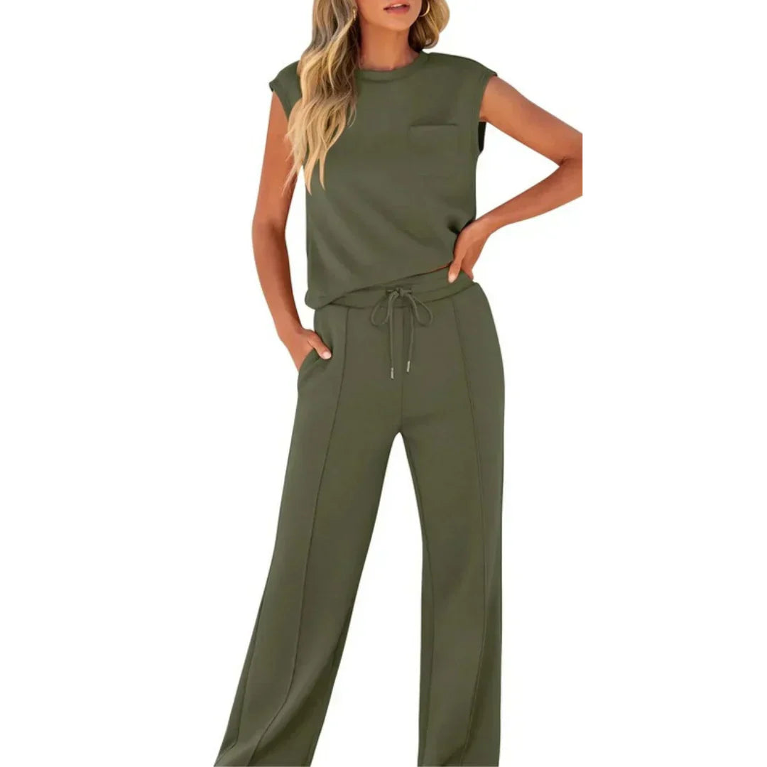 Elle | Women's Soft Lounge Co-Ord Set — Relaxed Fit