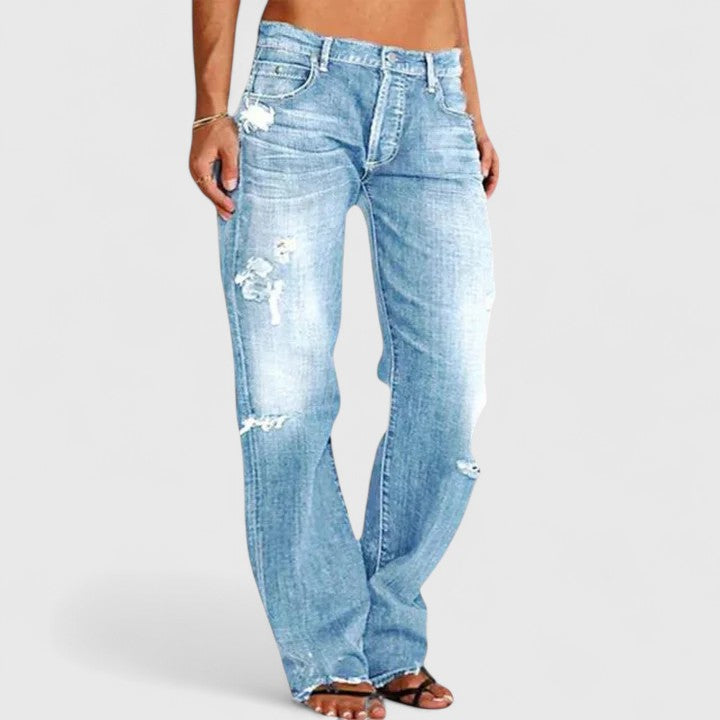 Emma | Women's Wide-Leg Jeans — Relaxed Rugged Style