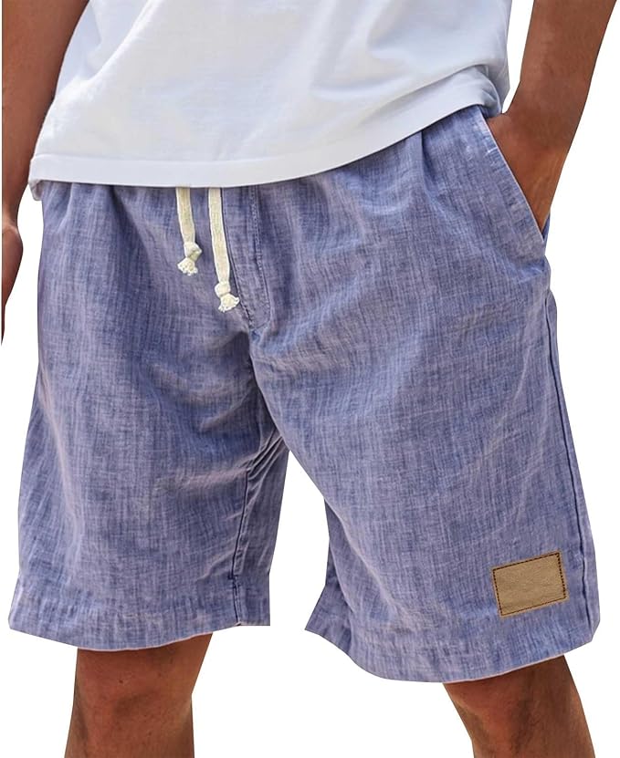 Luke - Men's Relaxed Casual Lace Shorts for Summer