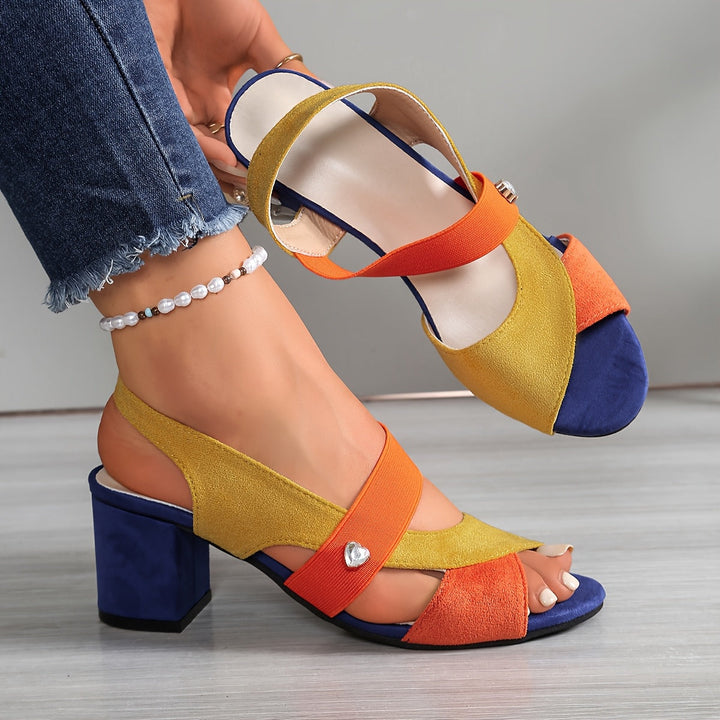 Lisa - Women's Orthopedic Block Heels with Cushioned Support