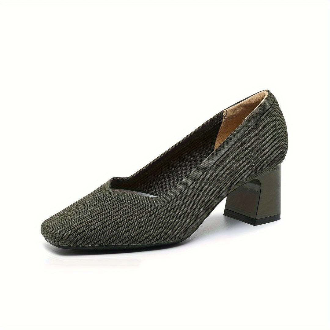 Linda | Women's Comfortable Square-Heel Dress Shoes