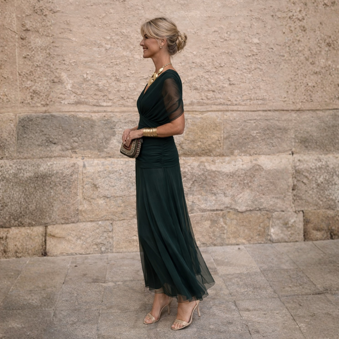 ROSSANA – Women's Off-Shoulder Mermaid Maxi Gown