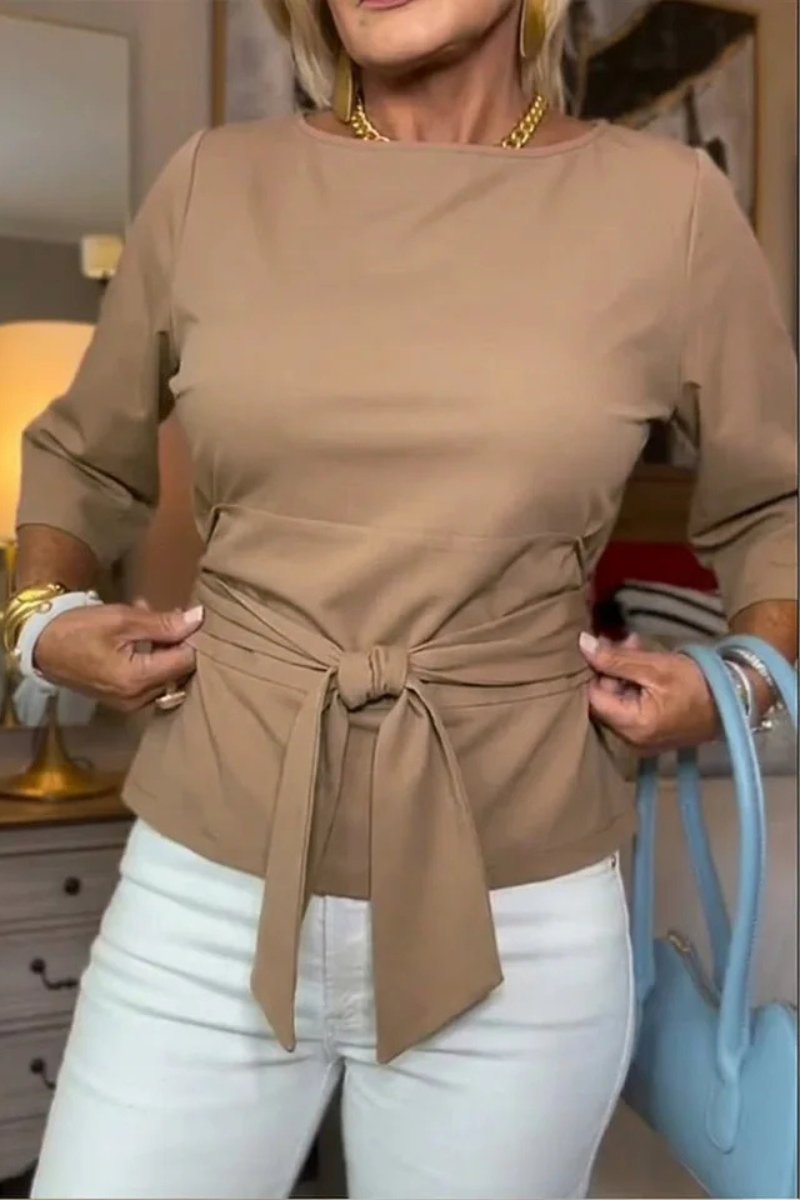 Siyu™ | Adjustable Tie Waist Flattering Top