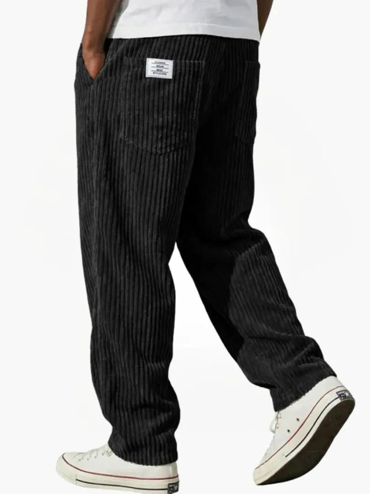 Franco | Men's Textured Relaxed-Fit Pants — Everyday Style
