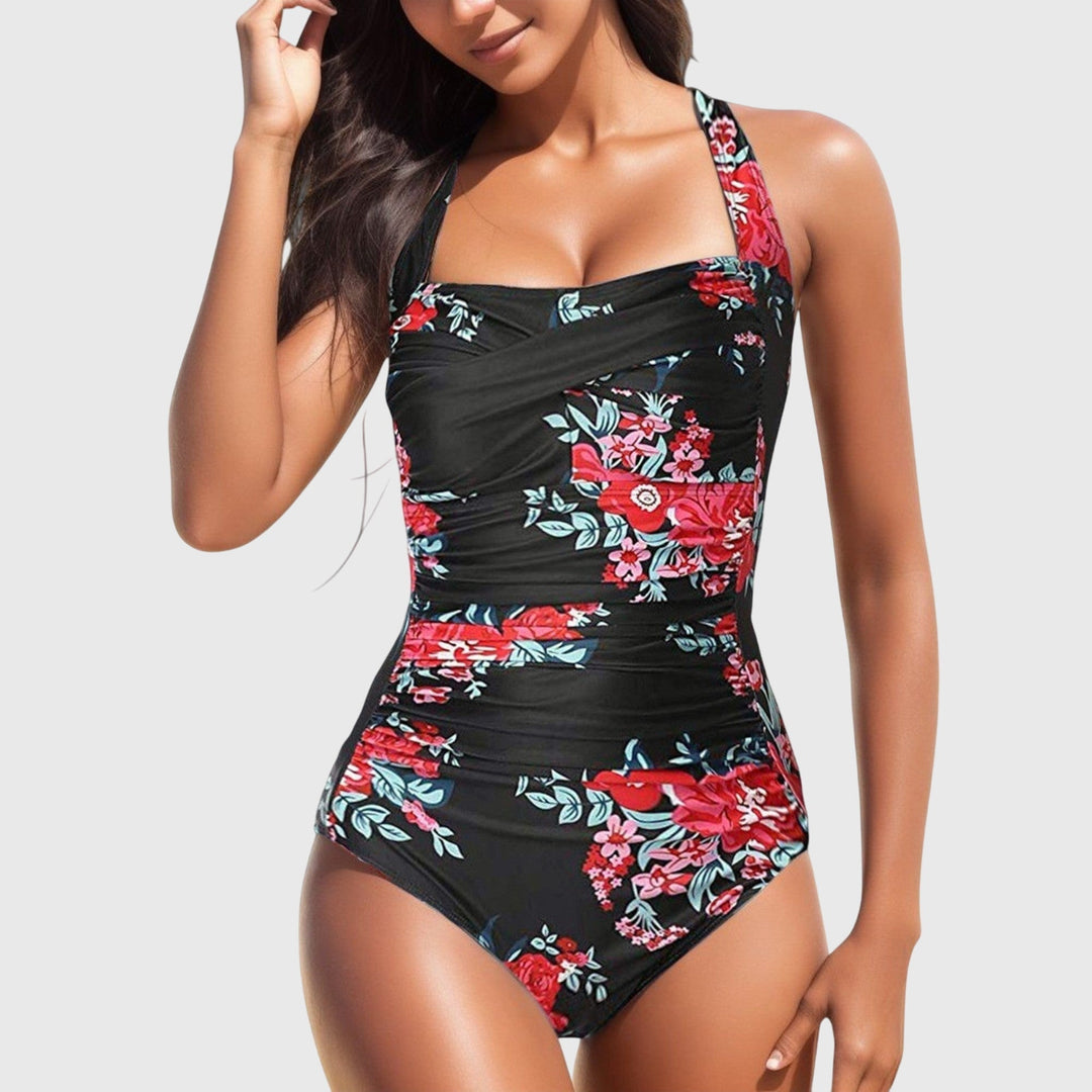 Lina - Women's Floral One-Piece Swimsuit — Flattering Fit
