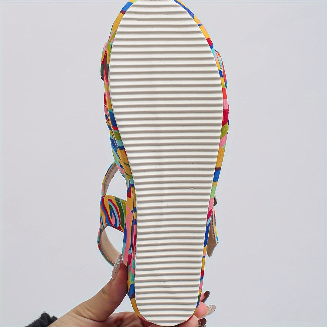Selora | Women's Platform Ankle Strap Sandals — Open Toe