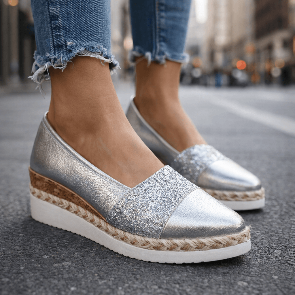 Xinyi™ | Glow Wedge Flats