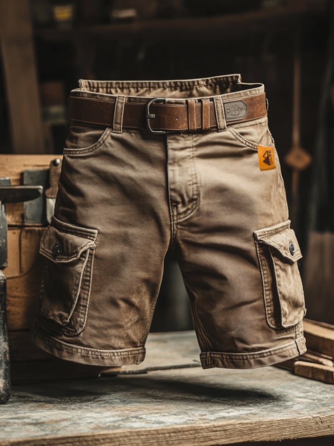 Adam - Men's Relaxed-Fit Vintage Cargo Pants for Outdoors