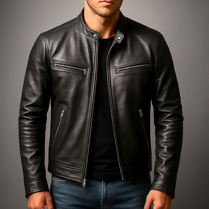 Urban - Men's Vintage Moto Jacket — Classic Style