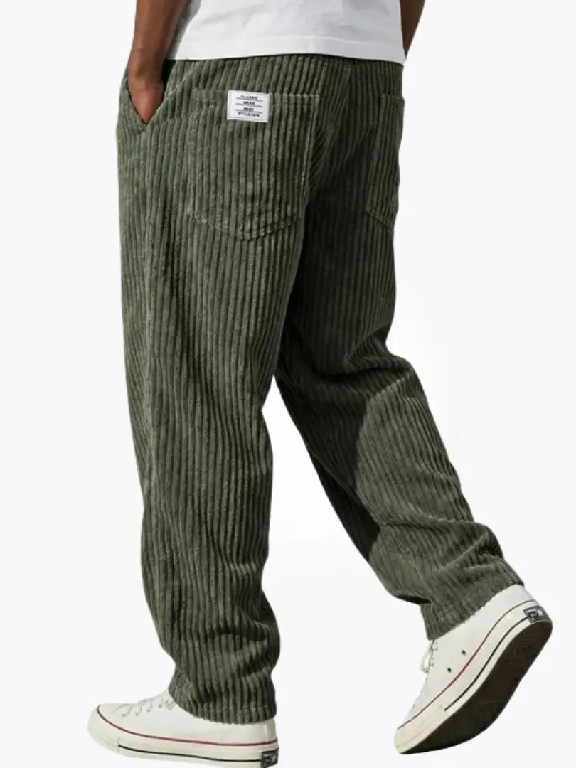 Franco | Men's Textured Relaxed-Fit Pants — Everyday Style