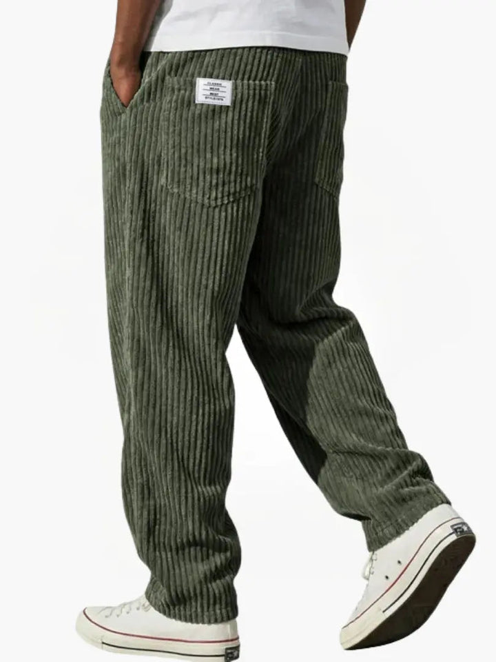 Franco | Men's Textured Relaxed-Fit Pants — Everyday Style