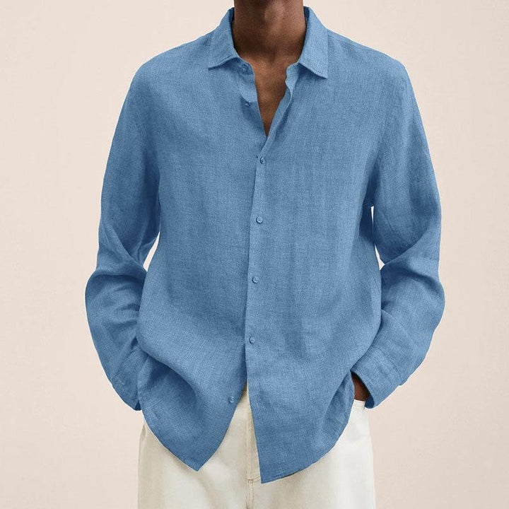 Raymond | Men's Classic Long Sleeve Button-Down Shirt
