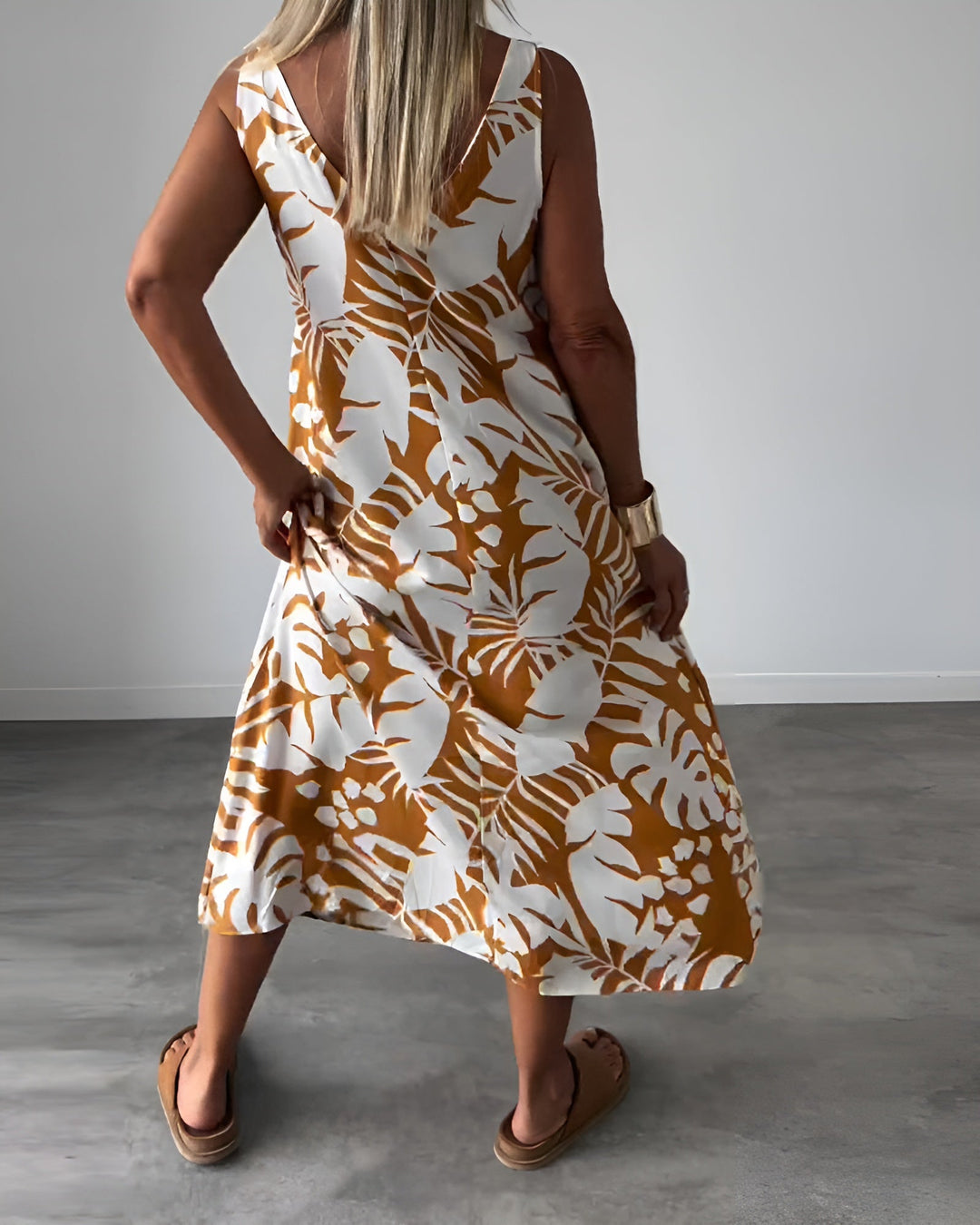 AUDREY | Women's Strapless Loose Floral Summer Dress
