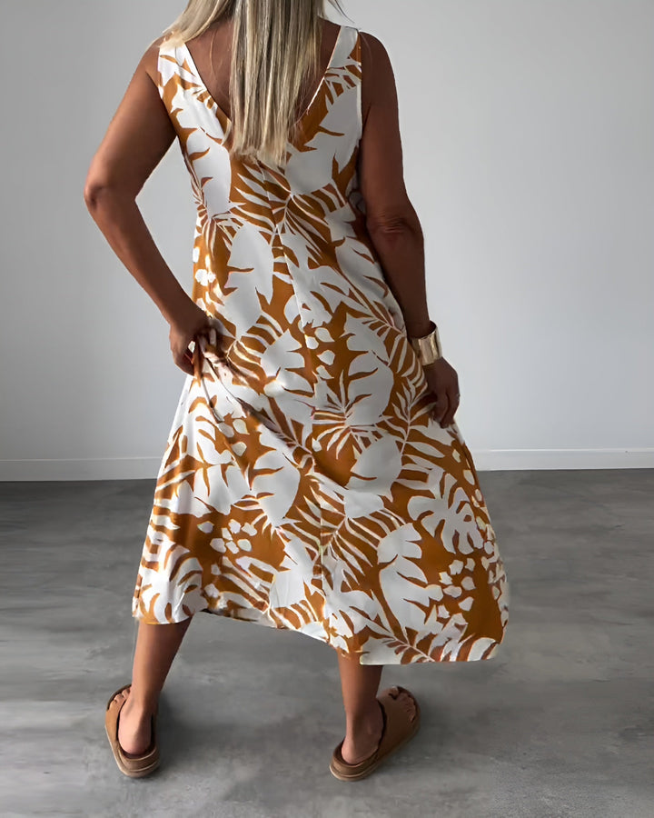 AUDREY | Women's Strapless Loose Floral Summer Dress