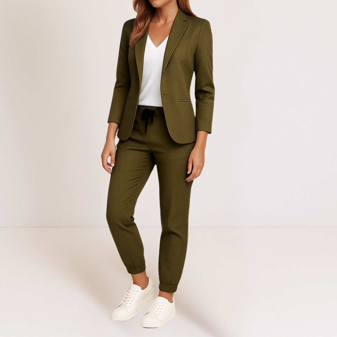 Nancy - Women's Relaxed Suit Set — Chic Everyday Style
