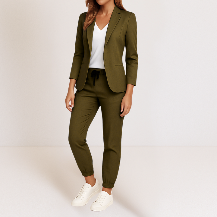 Nancy - Women's Relaxed Suit Set — Chic Everyday Style