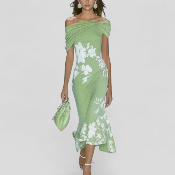 Isabrunel | Women's Elegant Midi Dress — Relaxed Fit