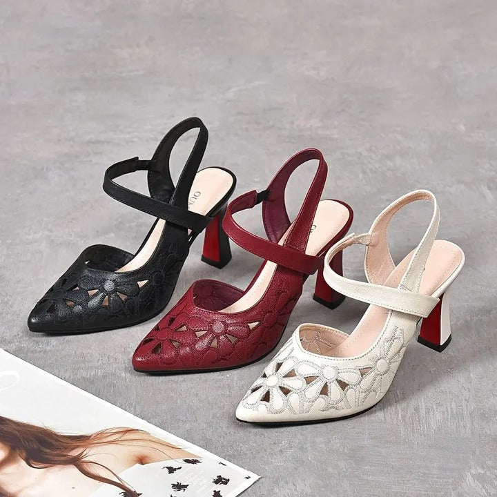 Cynthia | Women's Elegant Comfort Heels — Cushioned Fit