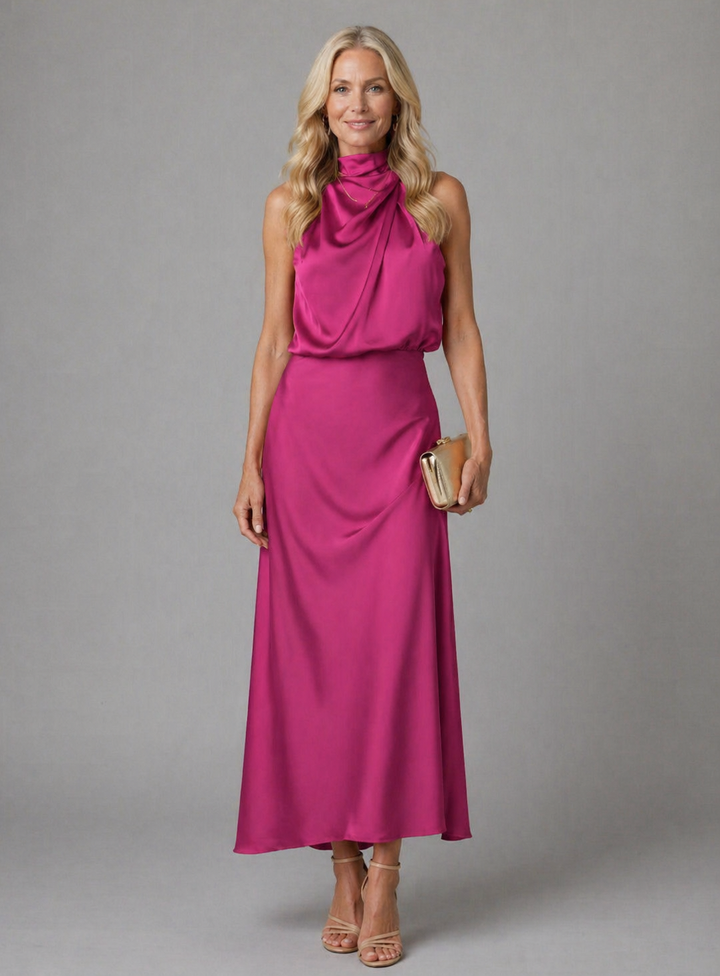 Olivia | Draped Dress