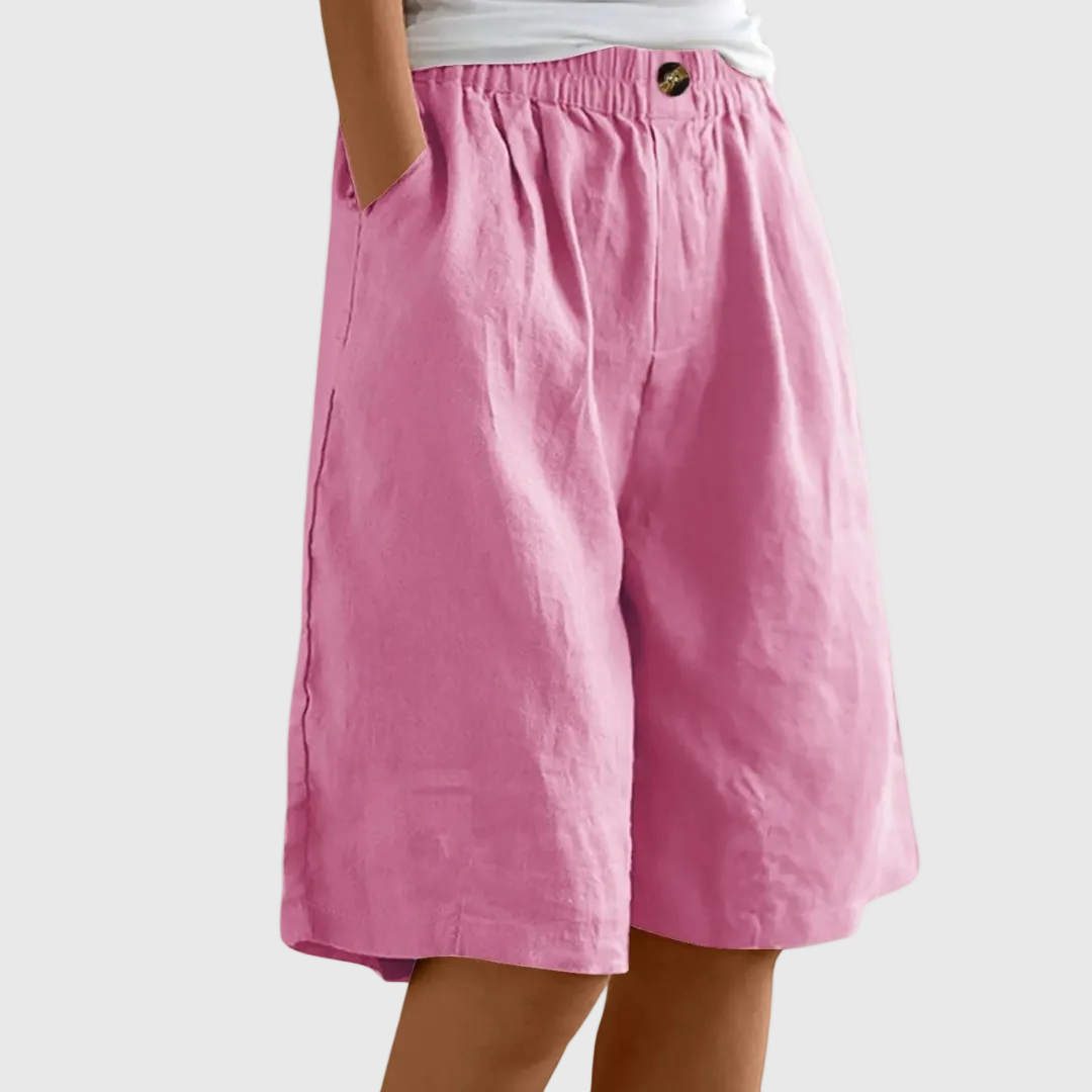 Miley | Women's Relaxed Knee-Length Shorts for Summer