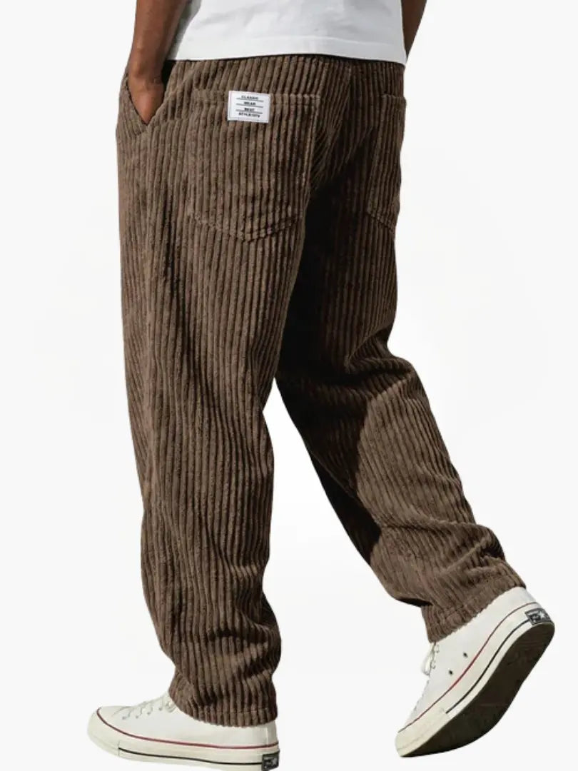 Franco | Men's Textured Relaxed-Fit Pants — Everyday Style