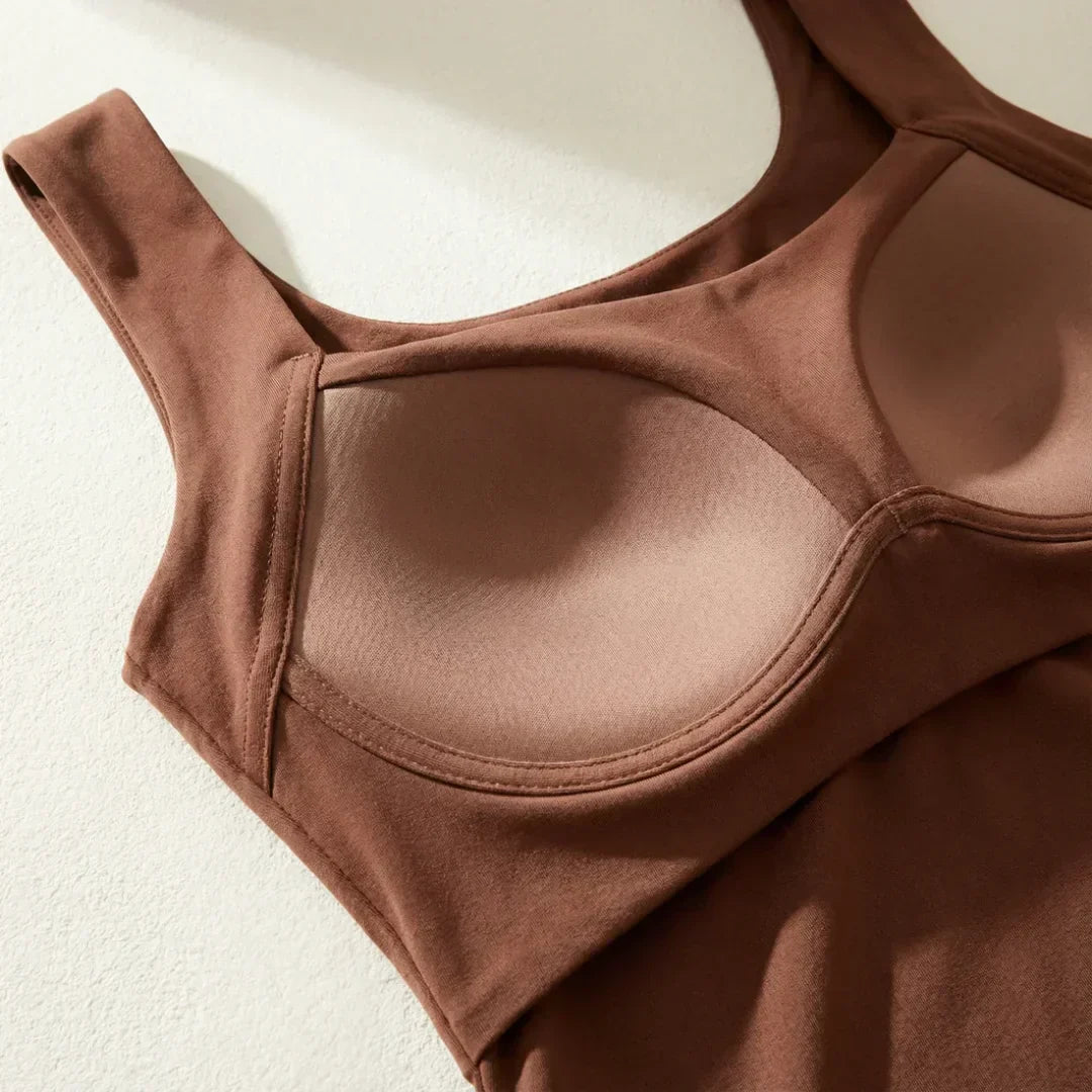 Roxanne | Women's Built-In Bra Tank Top — All-Day Support
