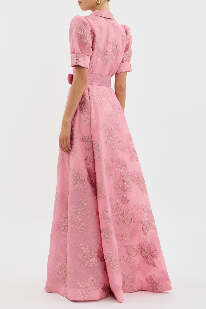Anabella™ | Women's Floral Puff Sleeve Midi Dress