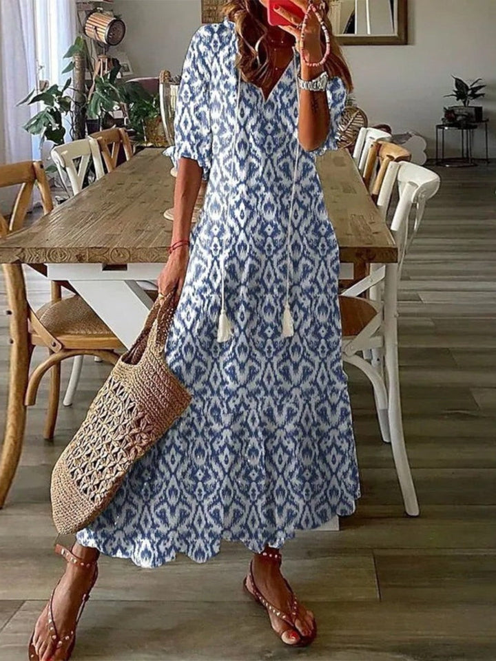 Avery | Women's Boho V-Neck Flowy Summer Dress