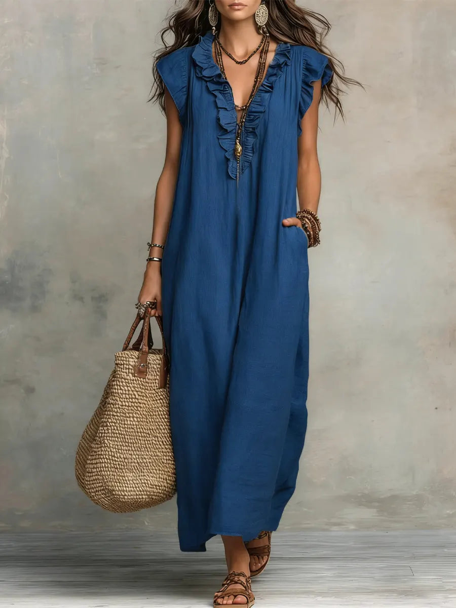 Camelia - Women's Bohemian Maxi Dress — Flowy & Feminine