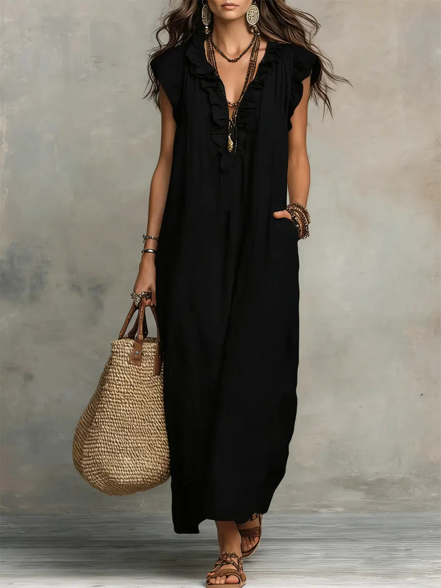 Camelia - Women's Bohemian Maxi Dress — Flowy & Feminine