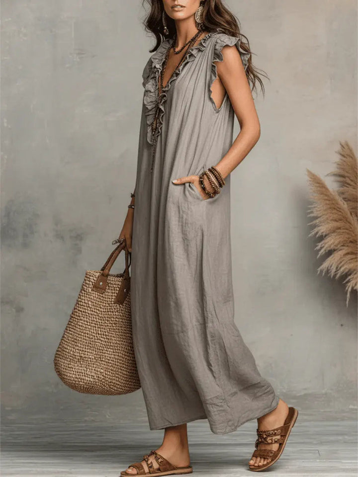 Camelia - Women's Bohemian Maxi Dress — Flowy & Feminine