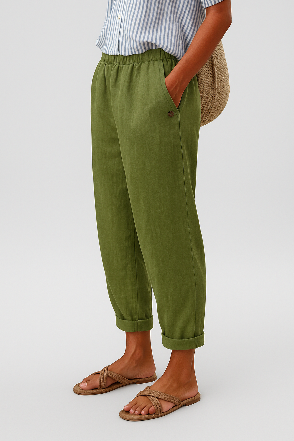 Natalie™ | Relaxed Trousers with Side Pockets