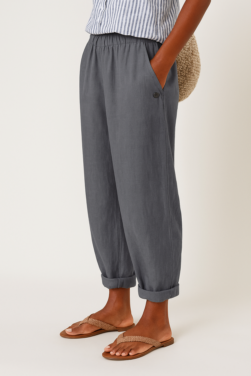 Natalie™ | Relaxed Trousers with Side Pockets