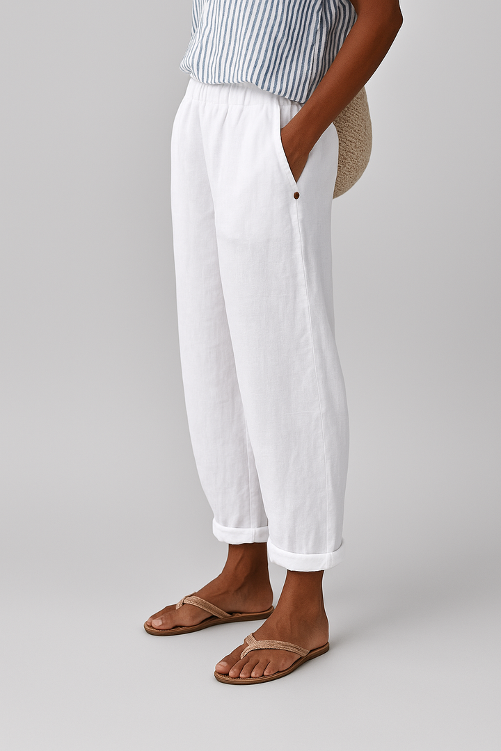 Natalie™ | Relaxed Trousers with Side Pockets