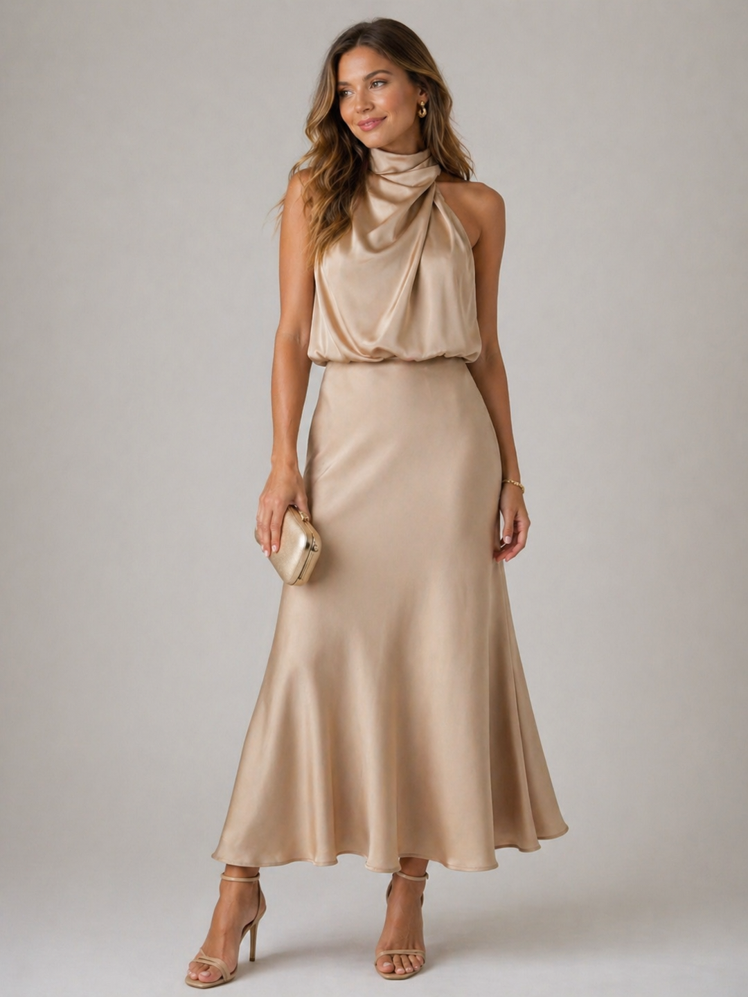 Olivia | Draped Dress