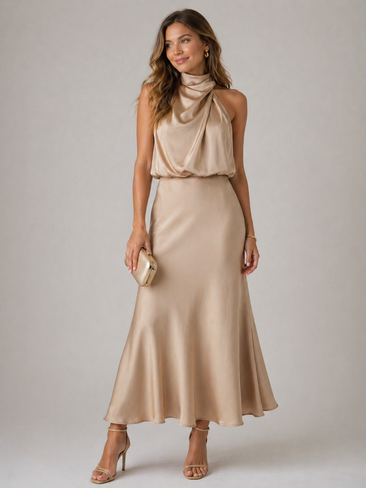 Olivia | Draped Dress