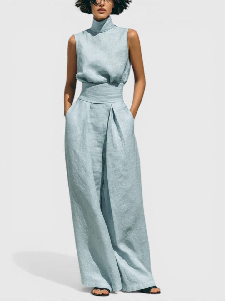 Marina | Women's Relaxed Two-Piece Set — Elegant Summer Style