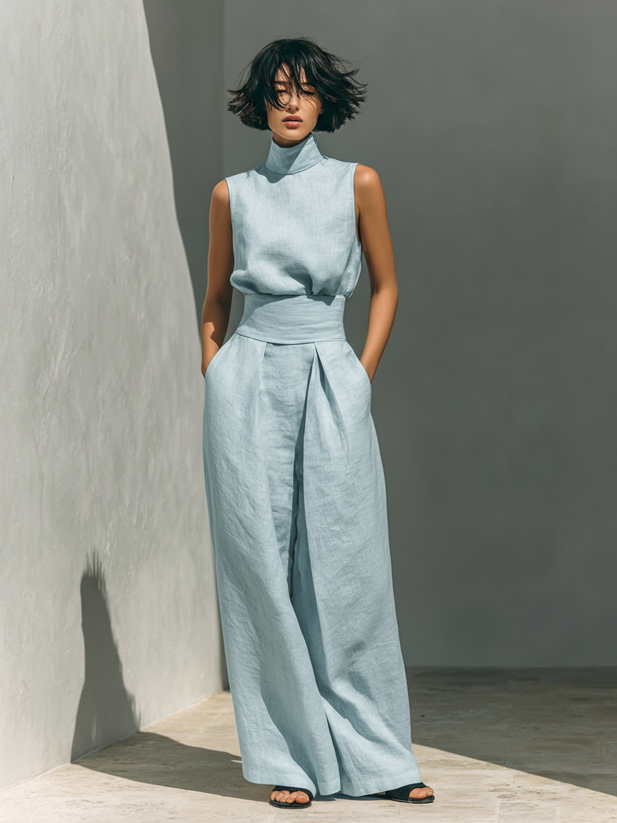 Marina | Women's Relaxed Two-Piece Set — Elegant Summer Style