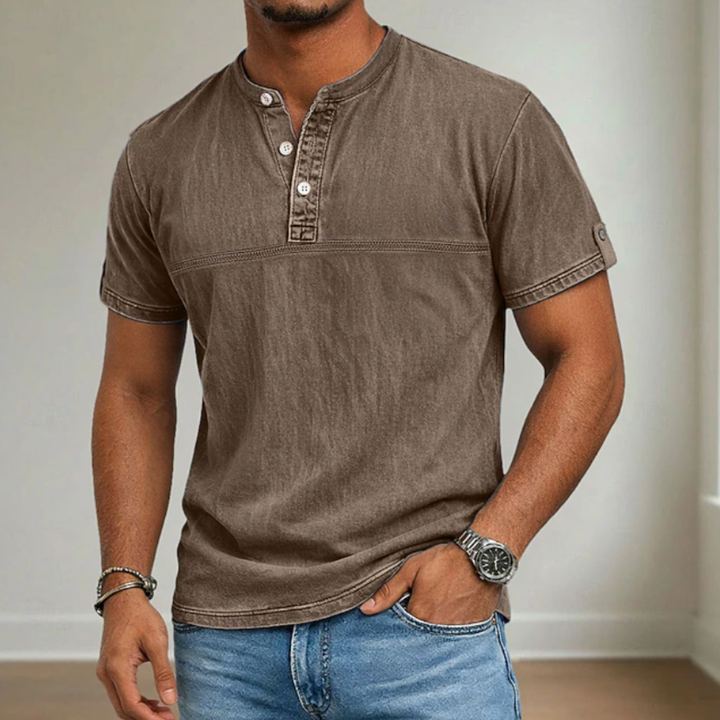 Gaston | Women's Casual Stand Collar Short Sleeve Shirt