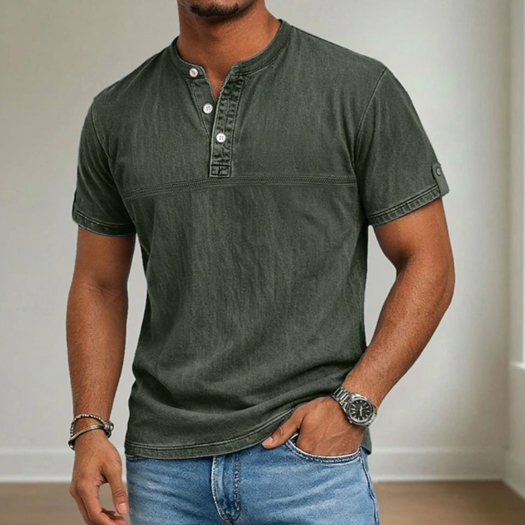 Gaston | Women's Casual Stand Collar Short Sleeve Shirt