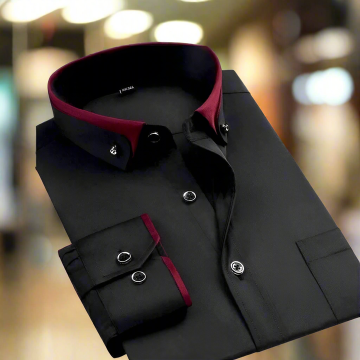 Ezra | Men's Classic Long-Sleeve Shirt — Dual-Tone